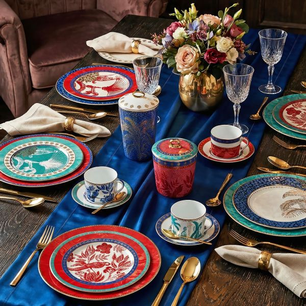 Lucky Art - Palmera Bone 27cm 4lu Tabak Seti (1)