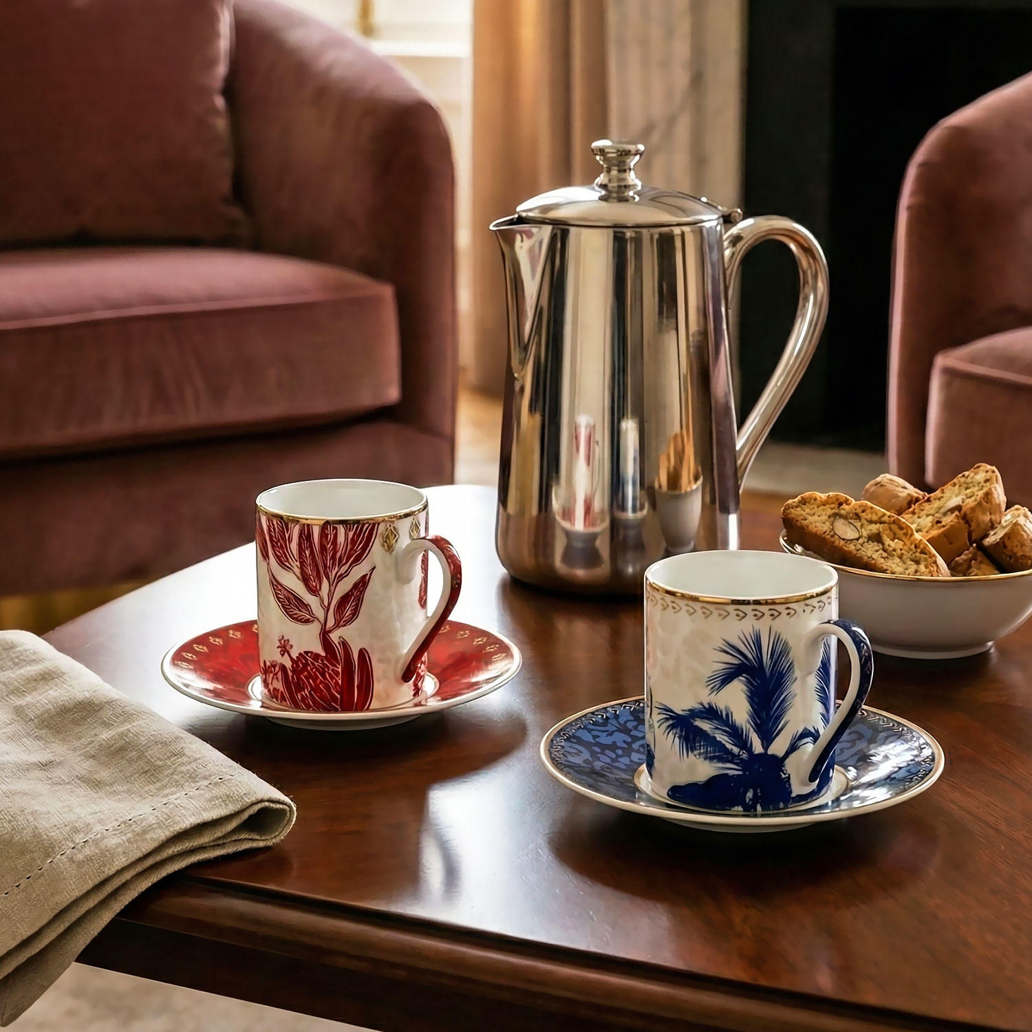 Palmera Bone 2Li Kahve Fincani Seti 100cc - 2