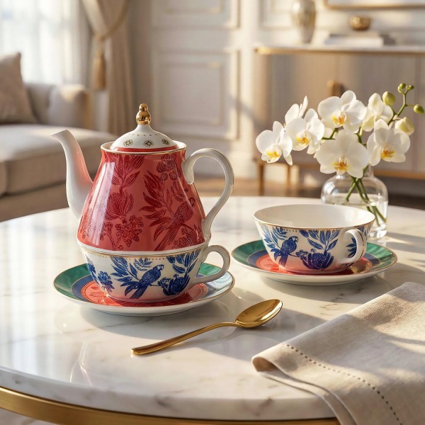 Palmera Bone Çaydanlik Seti (1)