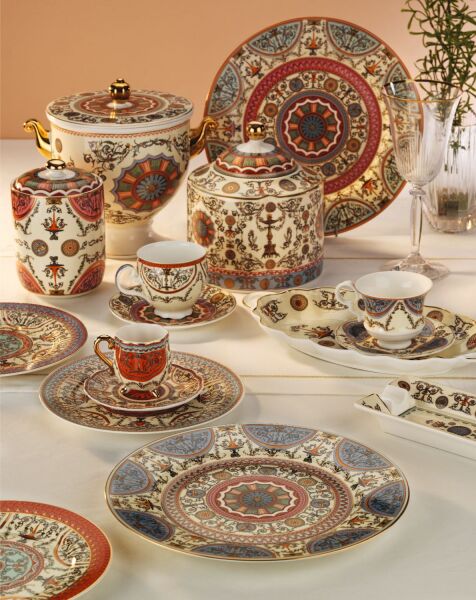 Rosea Bone 27 cm Ayaklı Kek Standı - 3