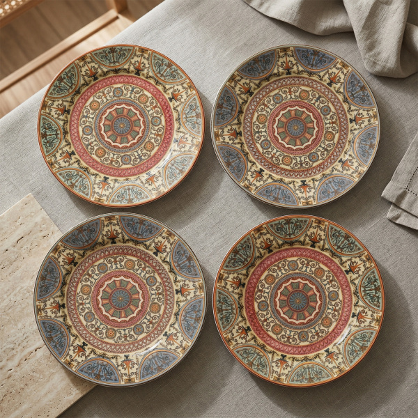 Rosea Bone 4’lü Servis Tabağı Seti 27 cm (1)