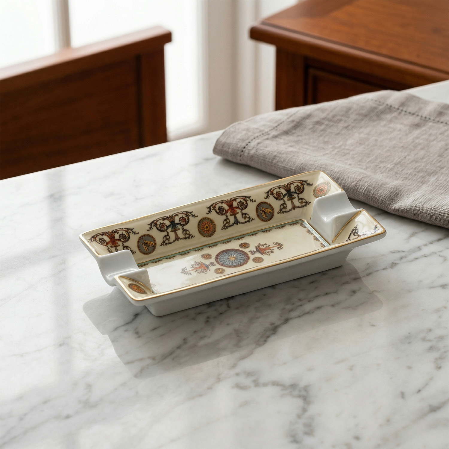 Rosea Bone Dikdörtgen Kül Tablası - 2