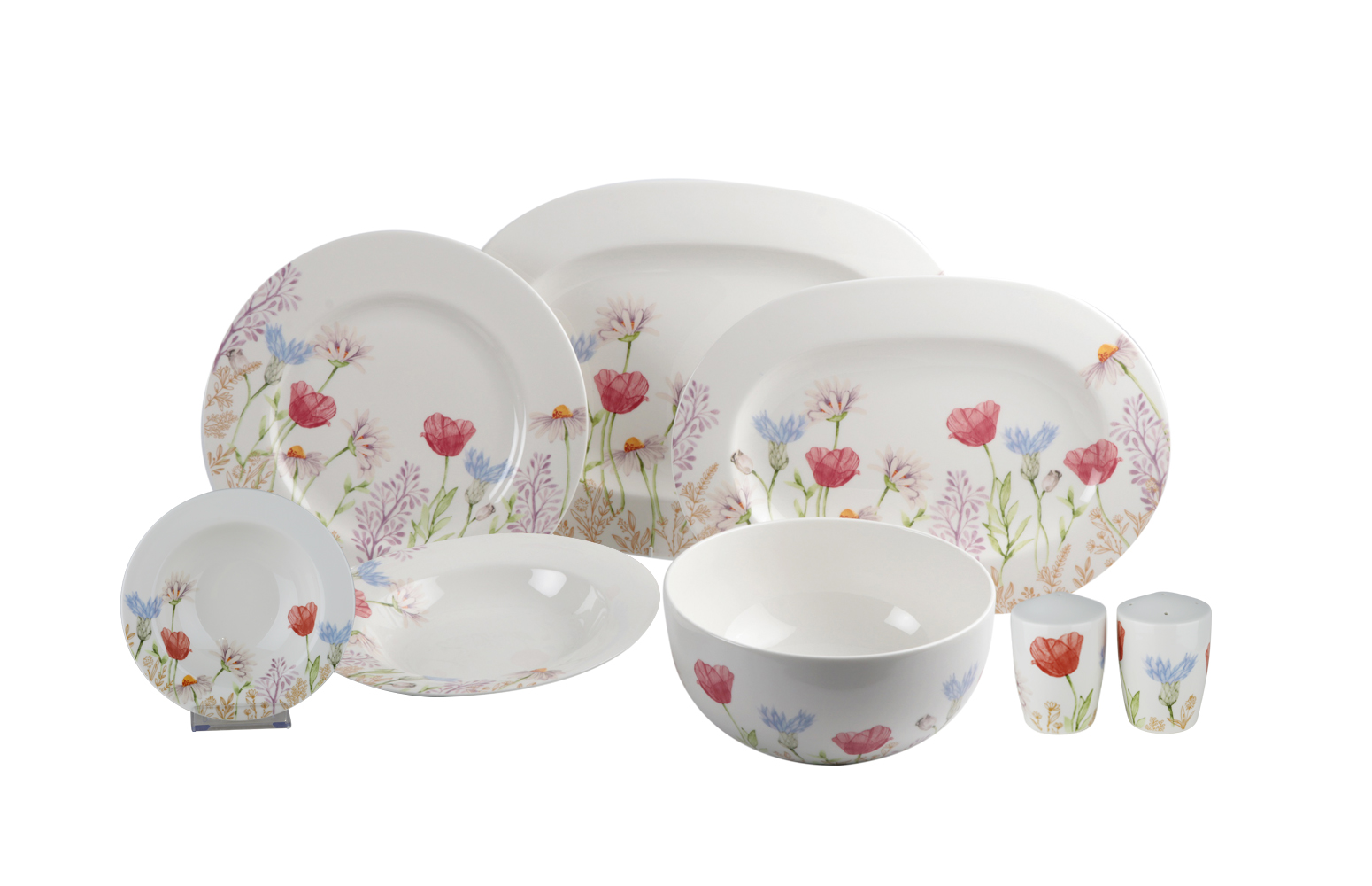 Royal Canterbury Blooming Field 53 Parça Yemek Takımı - 2