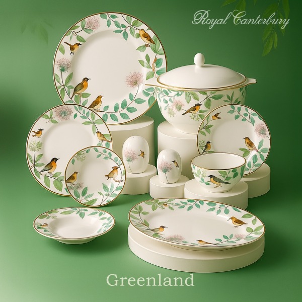 Royal Canterbury Greenland 72 Parca Yemek Takımı (1)