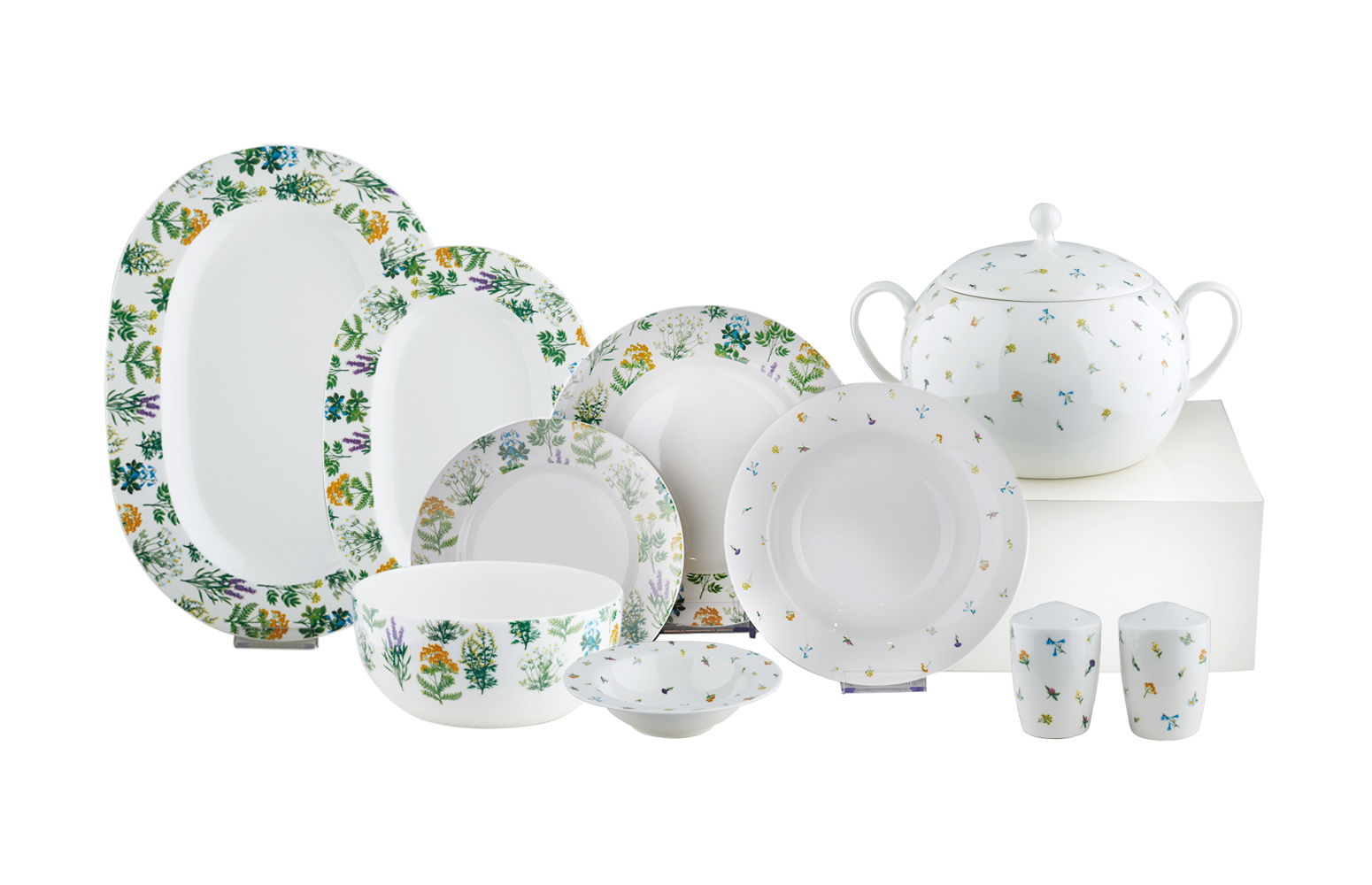 Royal Canterbury Herbs Garden 70 Parça Yemek Takımı - 1