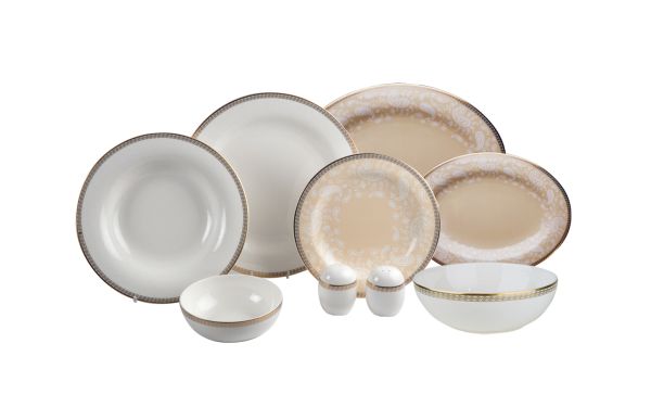 Royal Canterbury Milada Gold 55 Parça Yemek Takimi