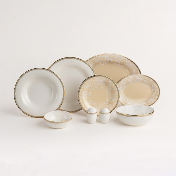 Royal Canterbury Milada Gold 55 Parça Yemek Takımı
