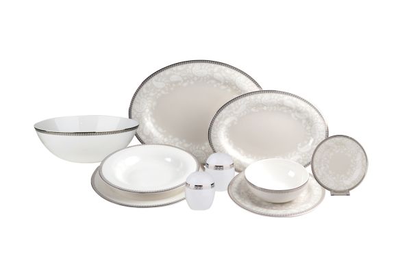 Royal Canterbury Milada Platinum 55 Parça Yemek Takimi