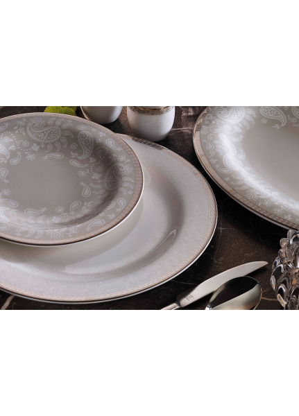Royal Canterbury Milada Platinum 55 Parça Yemek Takımı (1)
