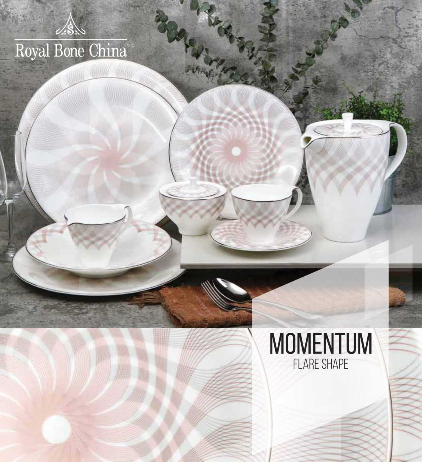 Royal Canterbury Momentum 72 Parca Yemek Takımı - 3