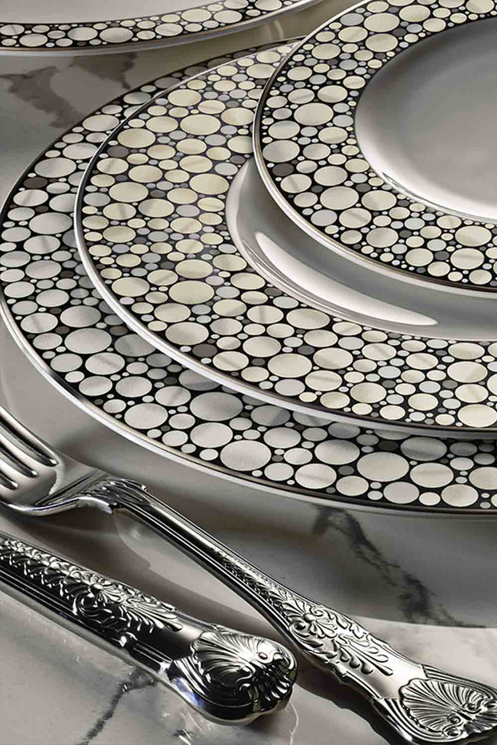 Royal Canterbury Silver Pearl Yemek Takımı 72 Parça - 2