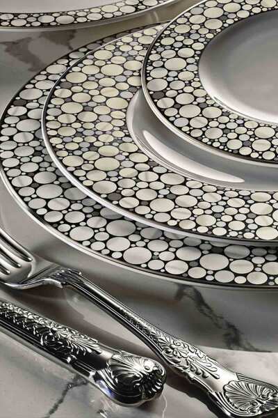 Royal Canterbury Silver Pearl Yemek Takımı 72 Parça - 3
