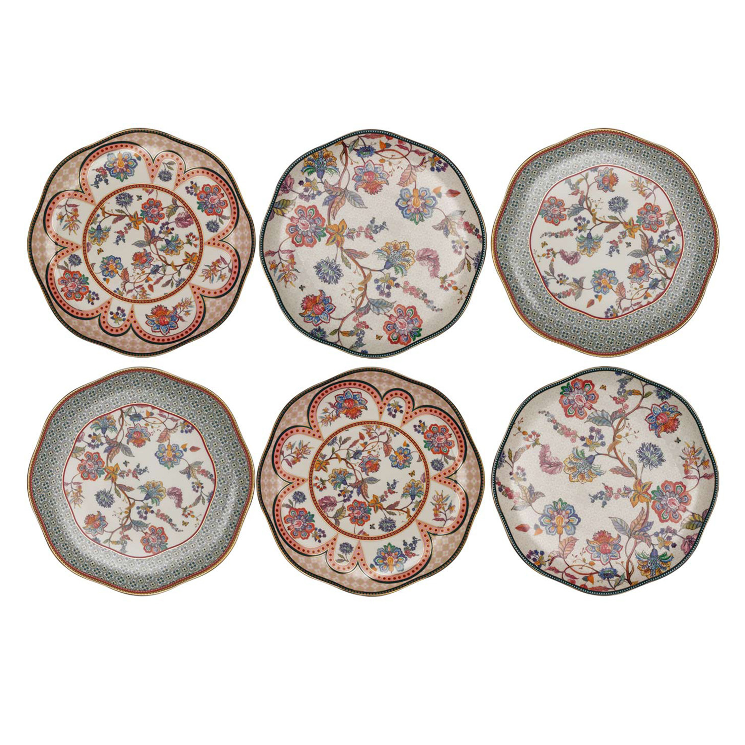 Serenity Bone 27 Cm 6Li Tabak Seti - 1