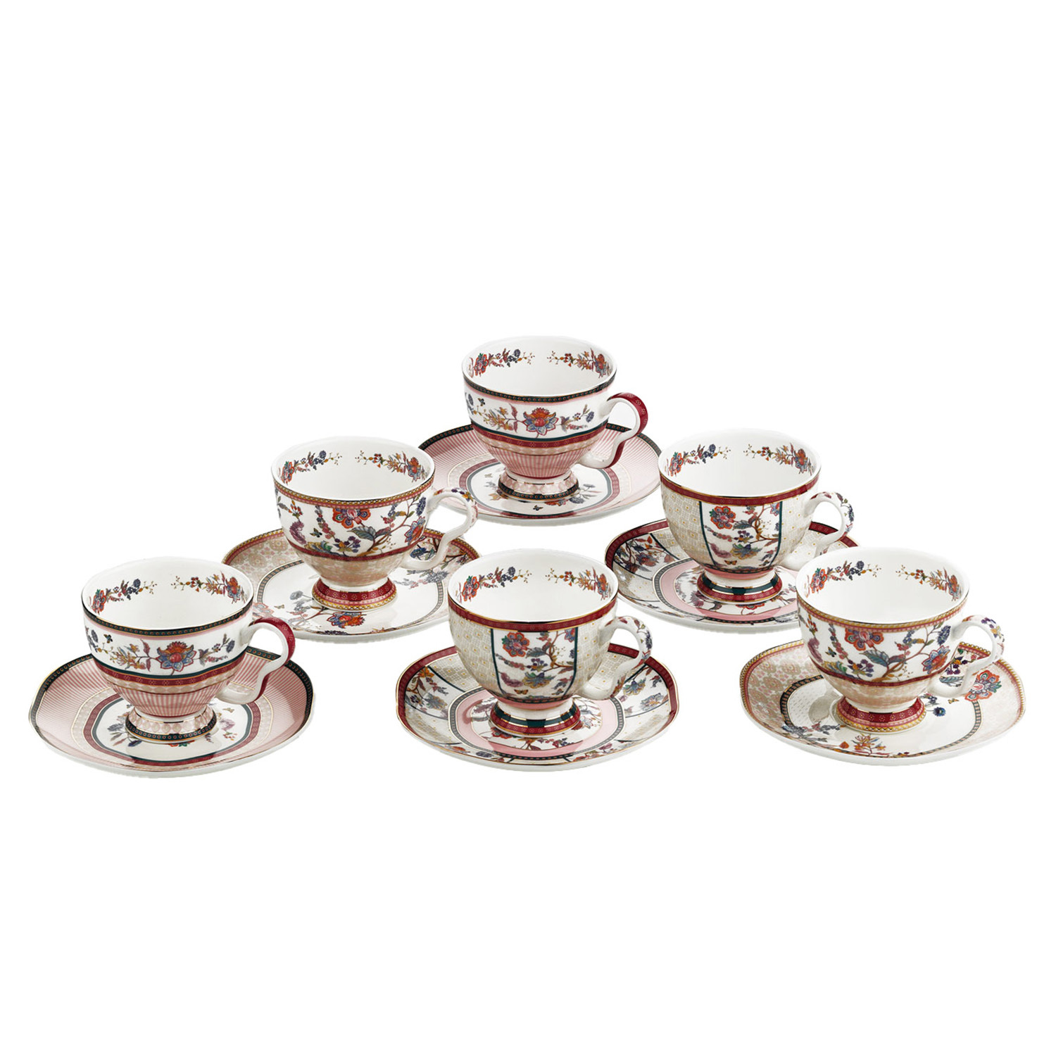 Serenity Bone 6Li Cay Fincan Seti - 1