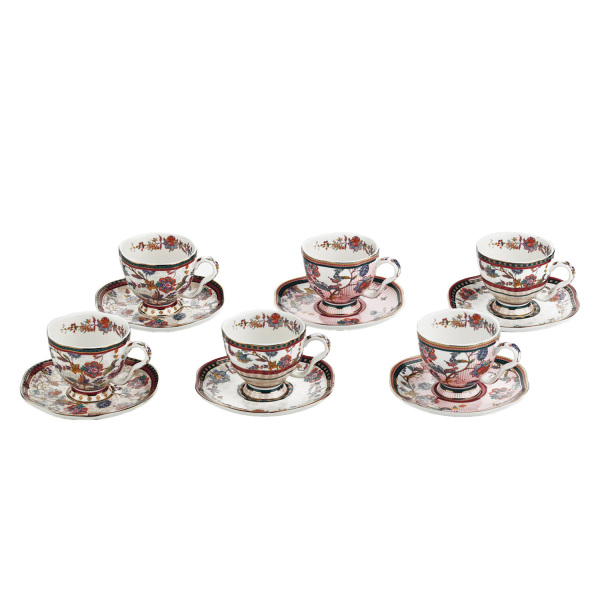 Serenity Bone 6Li Kahve Fincan Seti