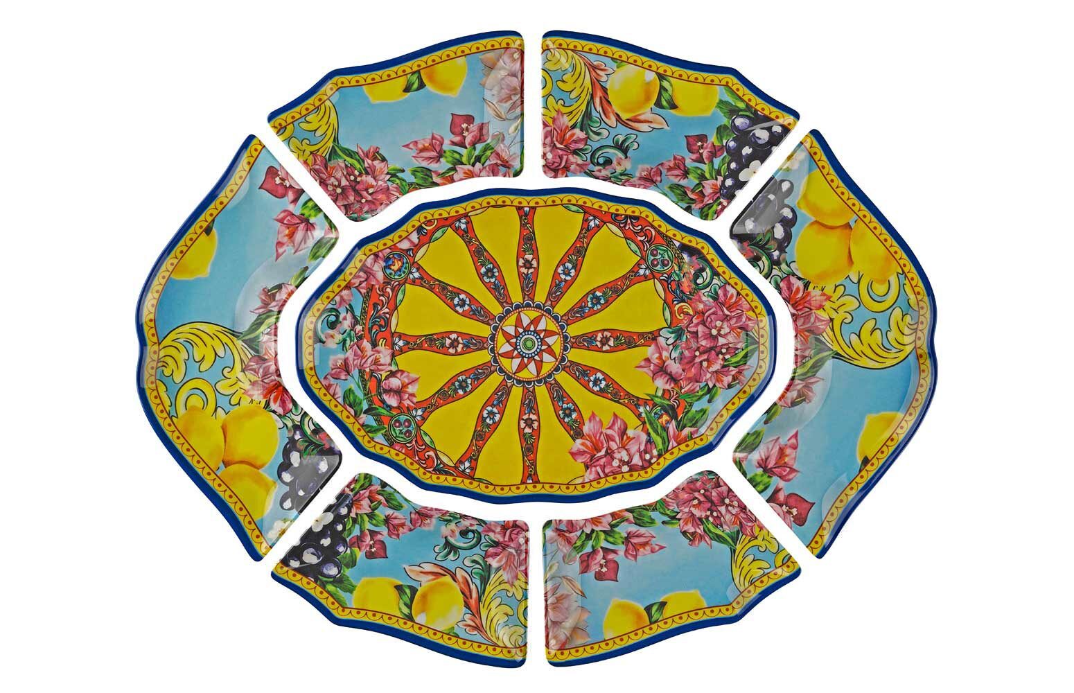 Solaire Melamin 7 Parça Meze ve Sunum Seti - 1