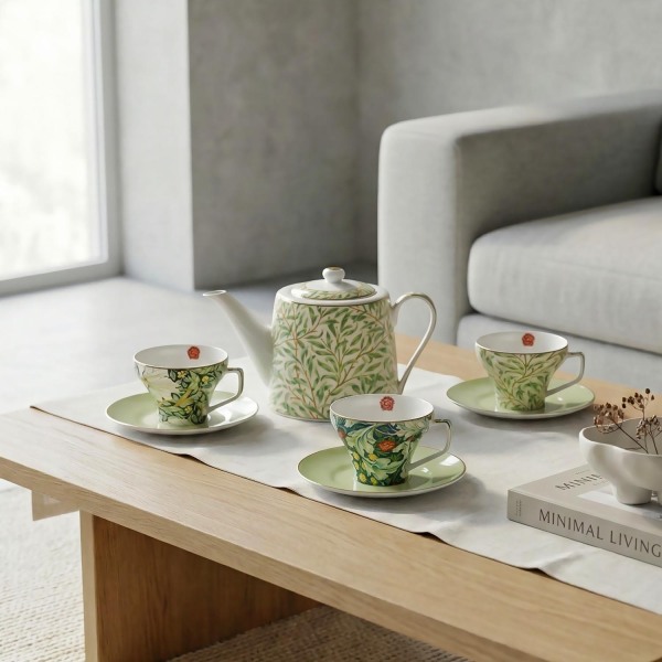 Sylva Bone 6Li Çay Fincani Seti (1)