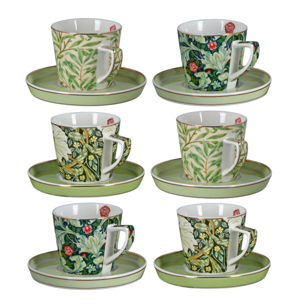 Sylva Bone Square-Line 6li Kahve Fincani Seti - 2