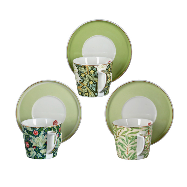 Sylva Bone Square-Line 6li Kahve Fincani Seti - 3