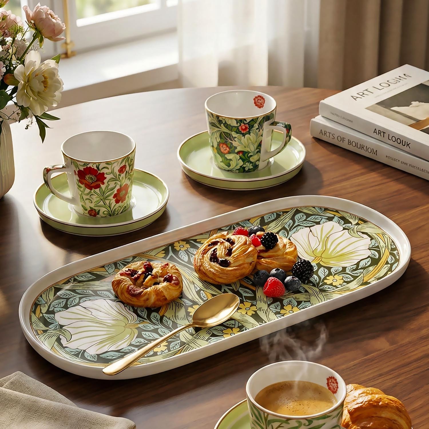 Sylva Bone Square-Line 6li Kahve Fincani Seti - 4