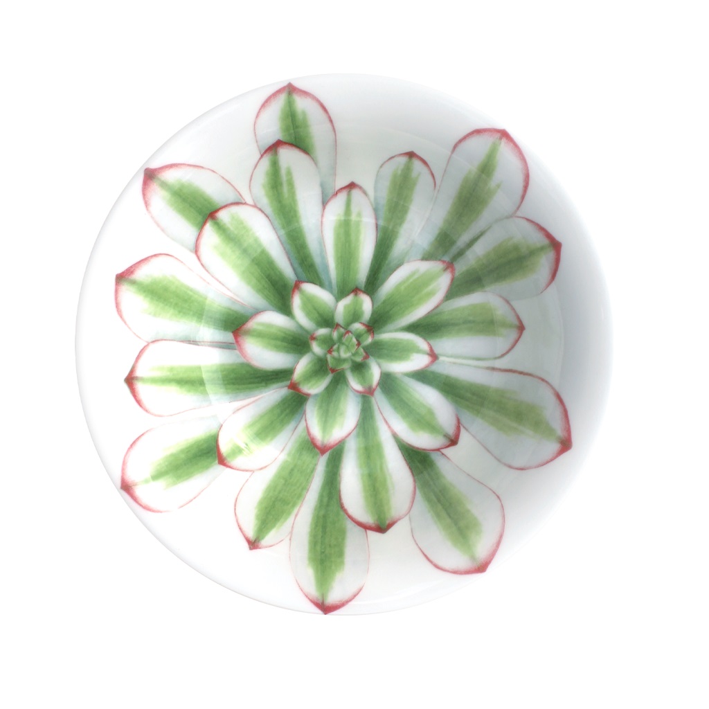 Taitu Desert Rose Fine Bone 17Cm 2Li Kase Seti - 1