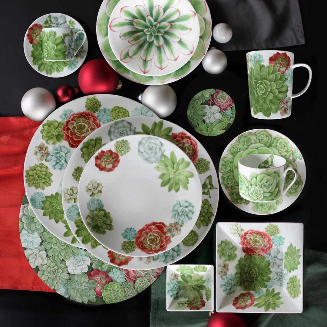 Taitu Desert Rose Fine Bone 450Ml 2Li Kupa Seti - 4