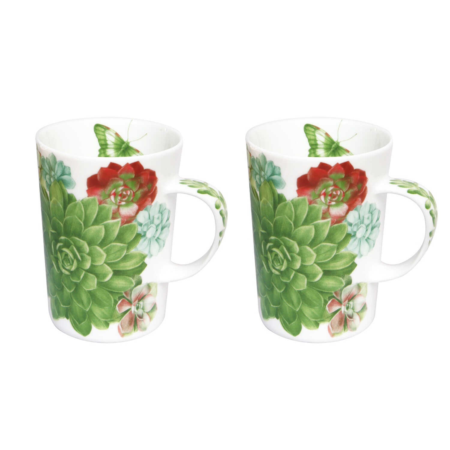 Taitu Desert Rose Fine Bone 450Ml 2Li Kupa Seti - 1