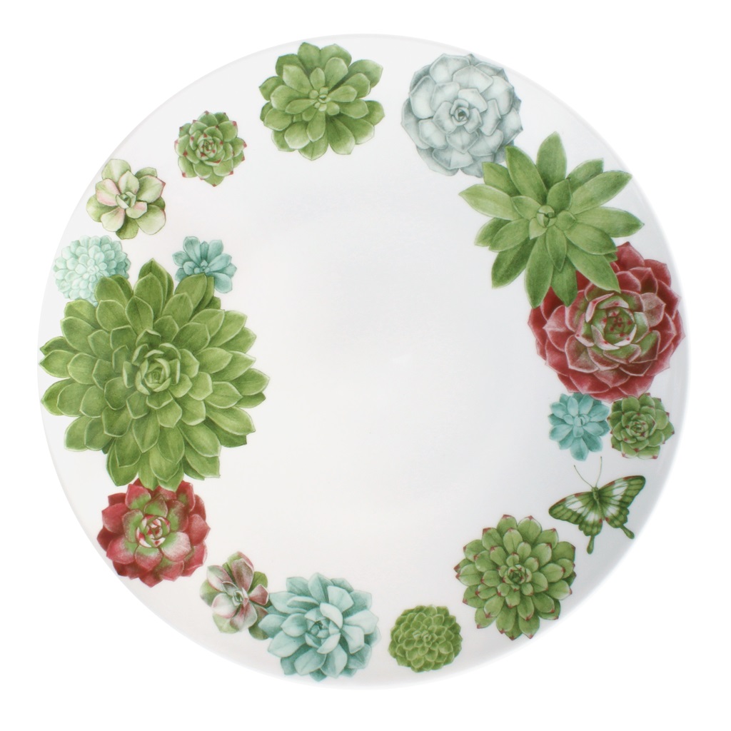 Taitu Desert Rose Fine Bone 28Cm 4Lu Tabak Seti - 1