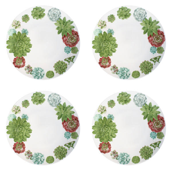 Taitu Desert Rose Fine Bone 28Cm 4Lu Tabak Seti