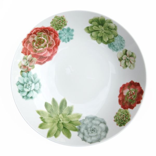 Taitu Desert Rose Fine Bone 21Cm 4Lu Yemek Tabak Seti - 3