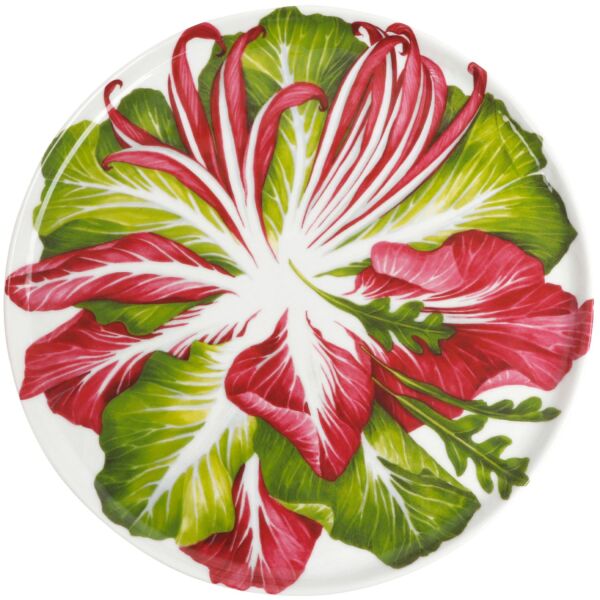 Taitu Dieta Porselen 31Cm  Sebze Desen Tabak