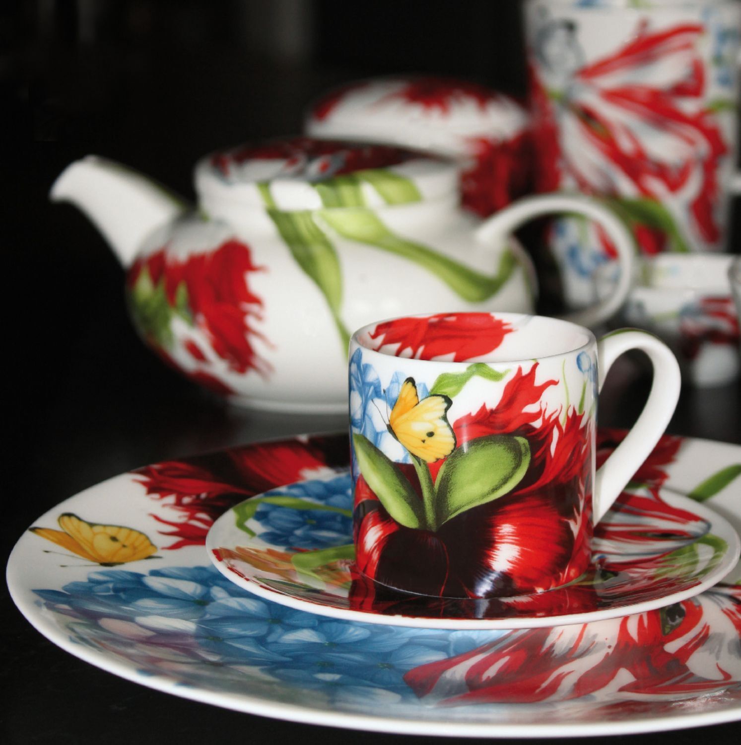 Taitu Emotion Fine Bone 100Ml 4Lu Kahve Fincani Seti - 2