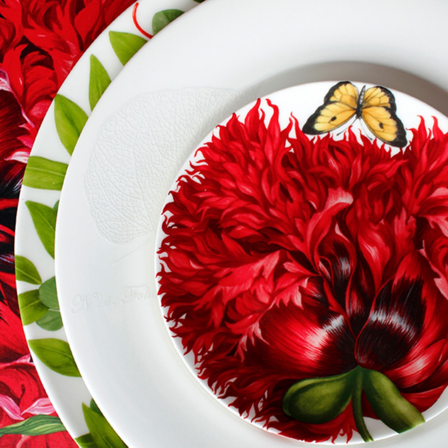 Taitu Emotion Fine Bone  17Cm 4Lu Küçük Tabak Seti - 2