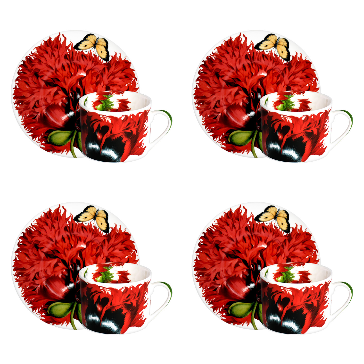 Taitu Emotion Fine Bone 230Ml 4Lu Cay Fincani Seti - 1