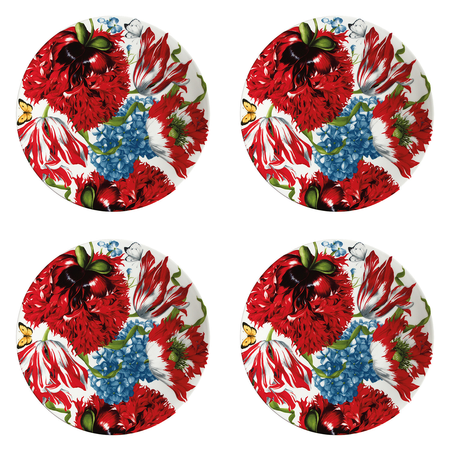 Taitu Emotion Fine Bone 31Cm 4Lu Tabak Seti - 1