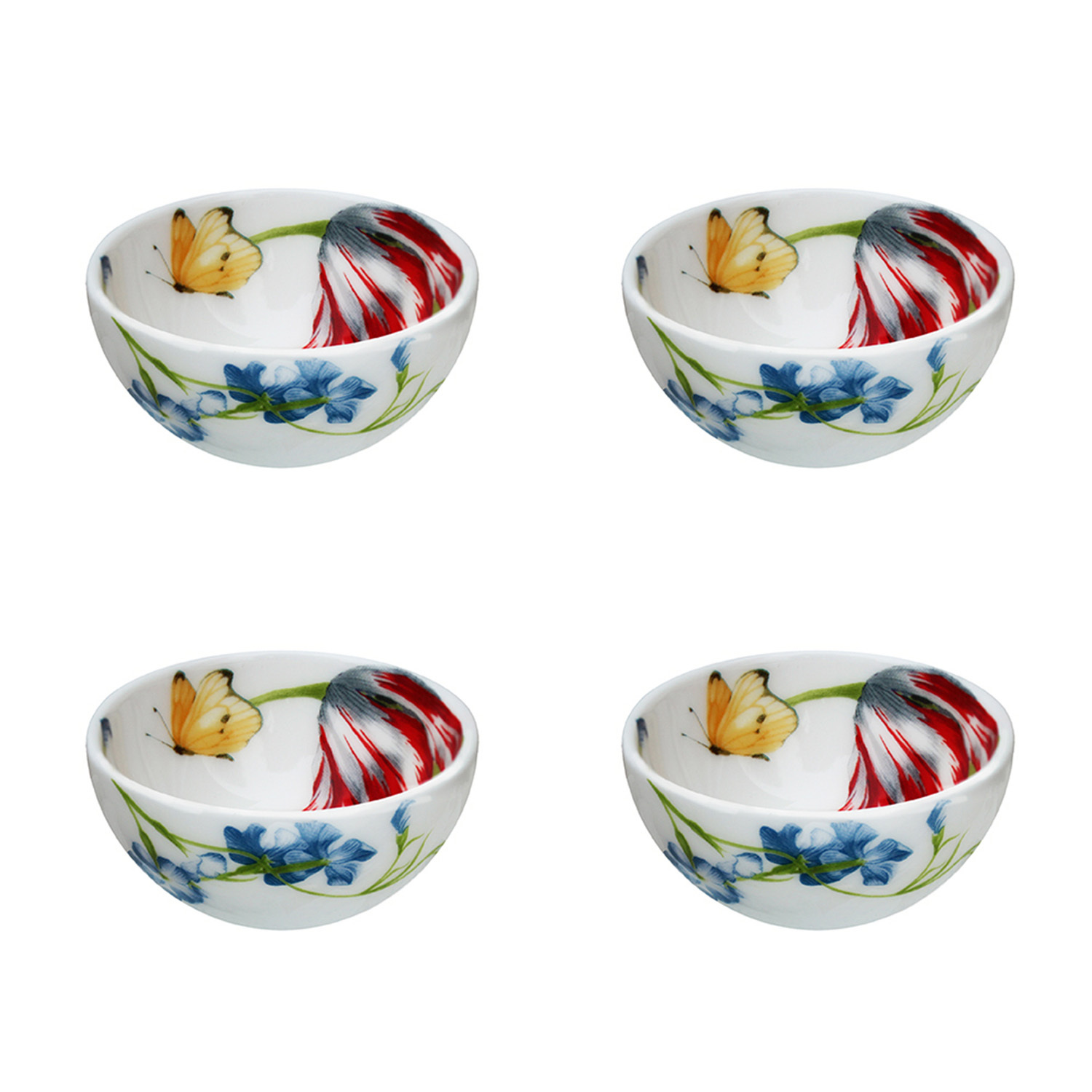 Taitu Emotion Fine Bone  7Cm 4Lü Kase Seti - 1