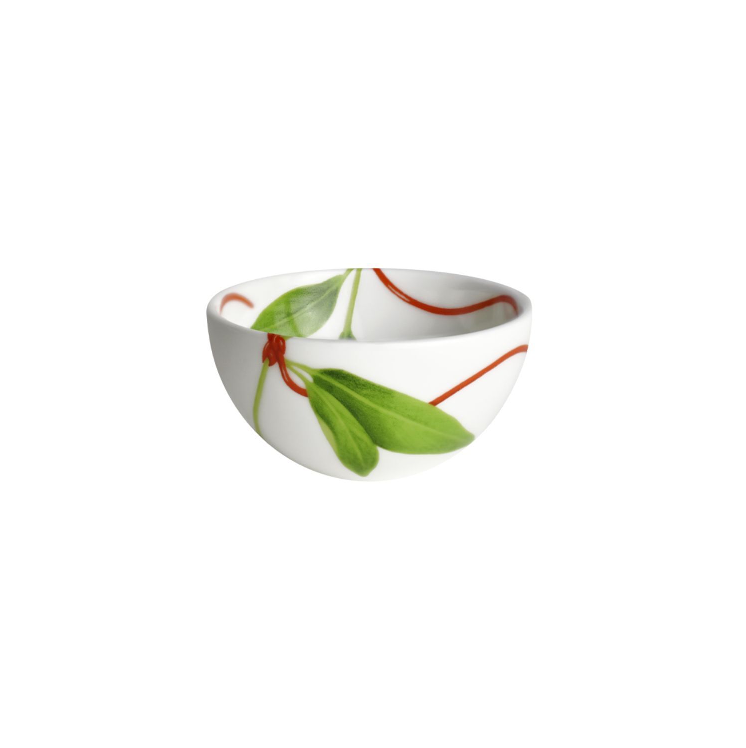 Taitu Fil Rouge Foglie Fine Bone 7Cm Kase Seti - 2