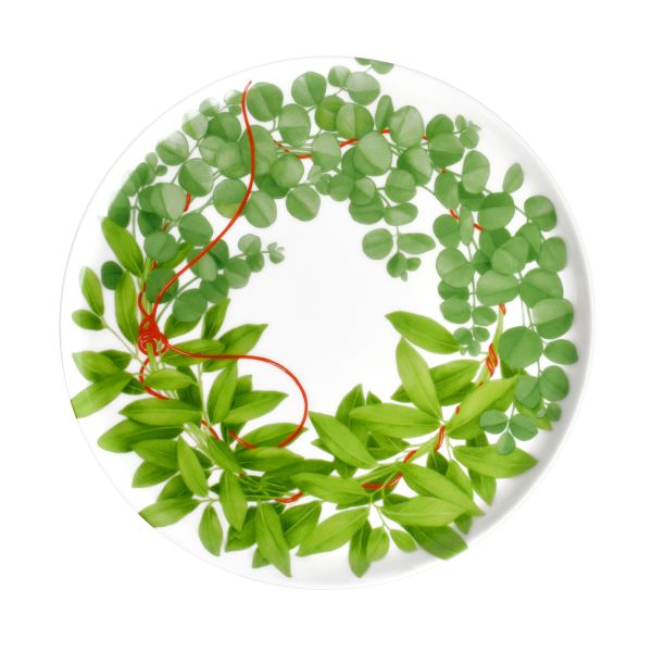 Taitu Fil Rouge Foglie Fine Bone 25Cm Ayakli Kek Standi - 2