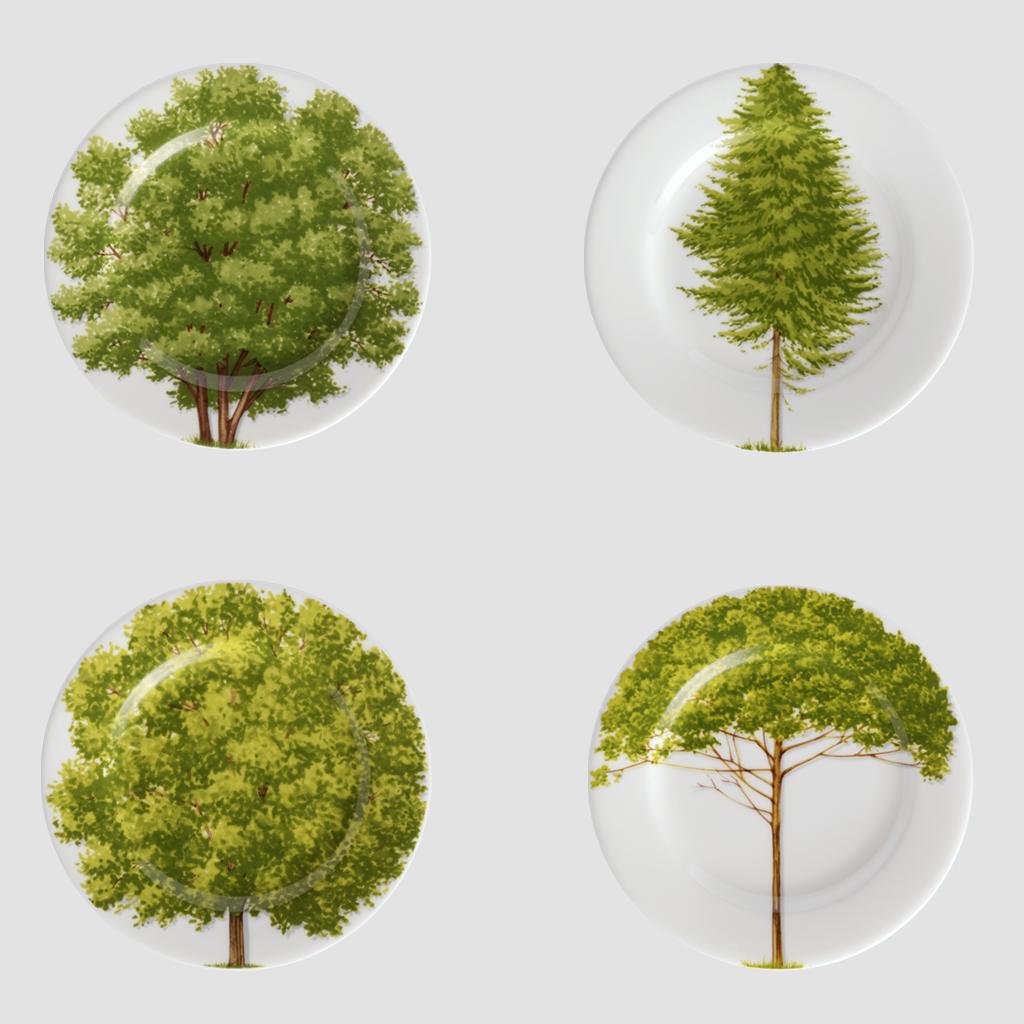 Taitu Freedom Fine Bone 16Cm 4Lu Tabak Seti - 1