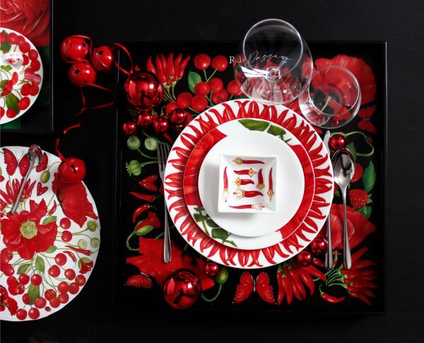 Taitu Red 45Cm Kare Tepsi (1)