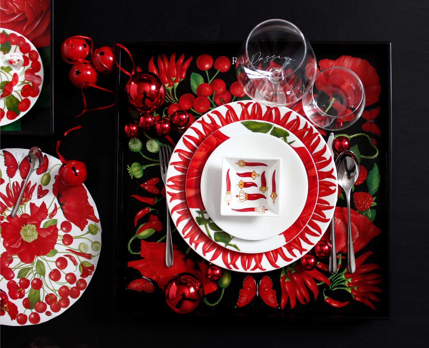 Taitu Red 45Cm Kare Tepsi - 2