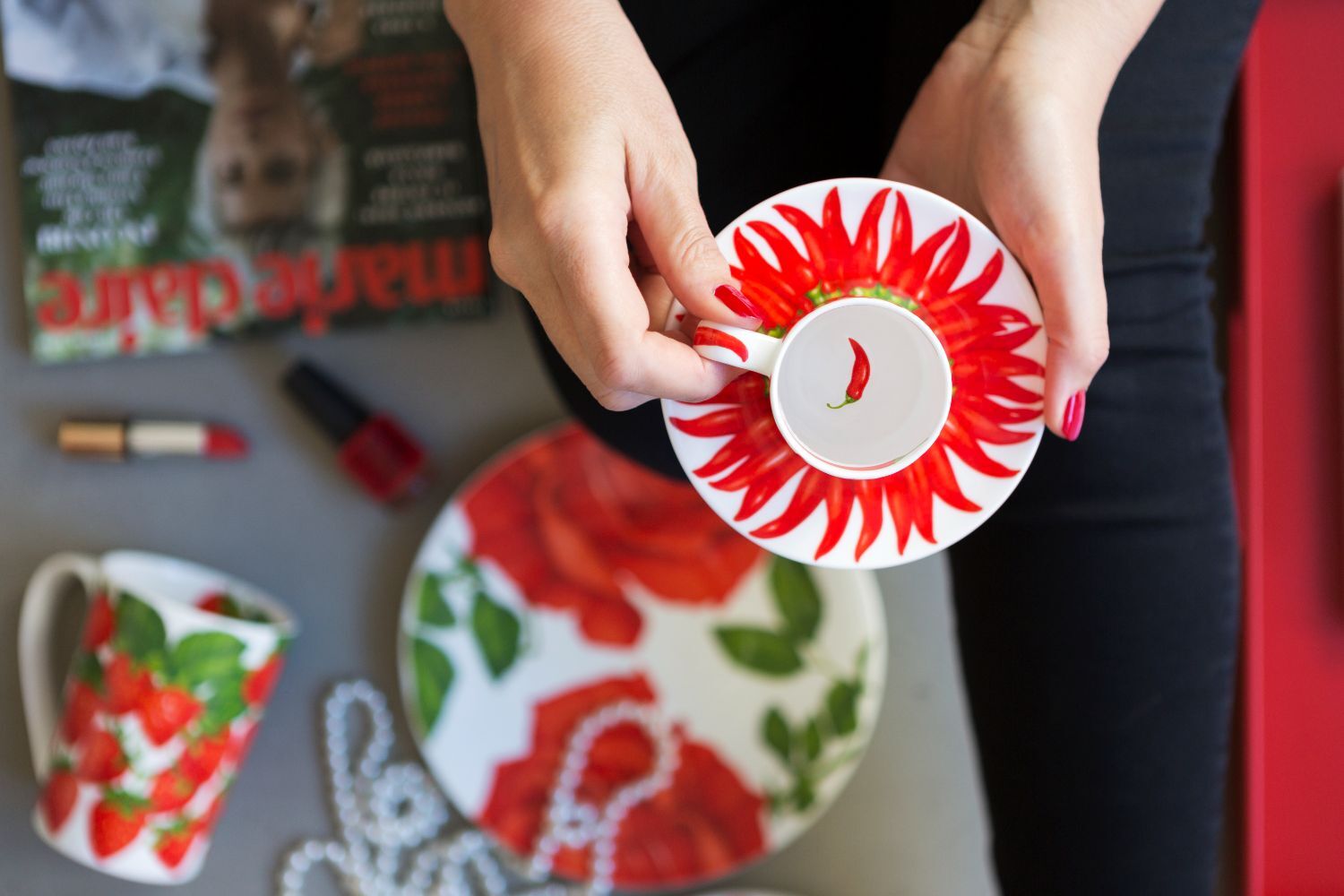 Taitu Red Bone 100Ml 4Lu Kahve Fincani Seti - 3