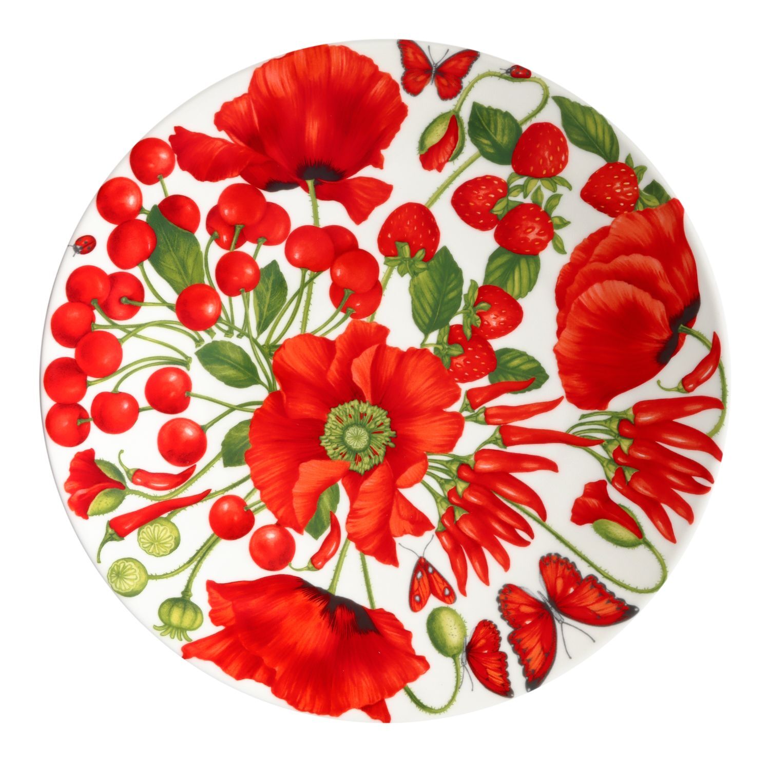 Taitu Red Fine Bone 31Cm Tabak - 1