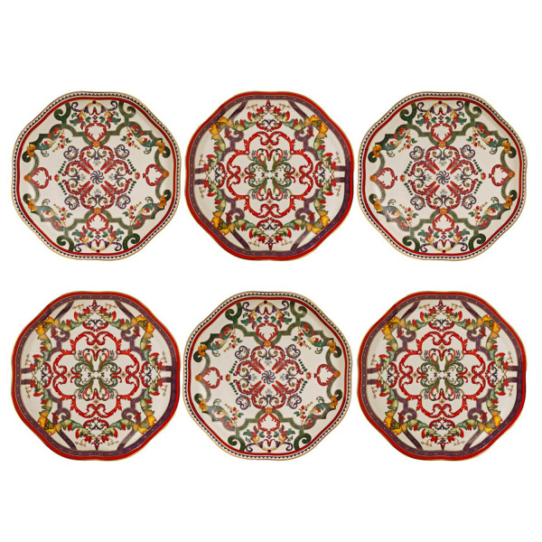 Velora Bone 20 Cm 6Li Tabak Seti