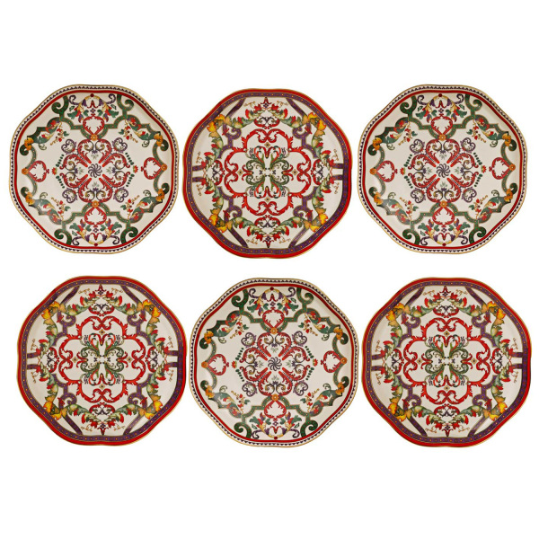 Velora Bone 27 Cm 6Li Tabak Seti