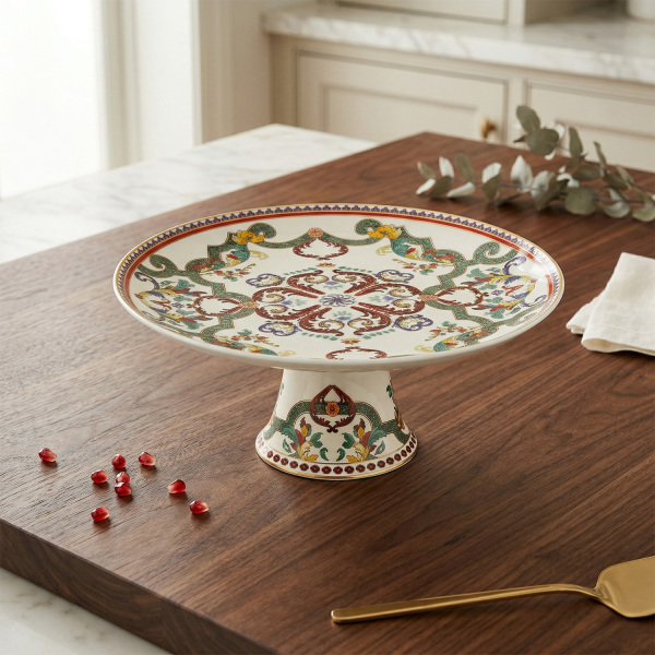 Velora Bone 27 cm Ayaklı Kek Standı - 2