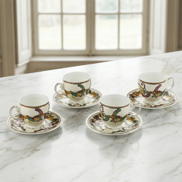 Velora Bone 4’lü Çay Fincanı Seti 175 ml (1)