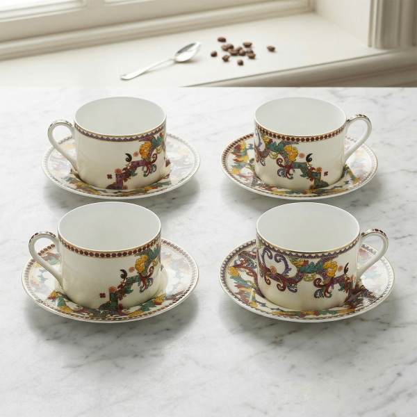 Velora Bone 4’lü Çay Fincanı Seti 180 ml (1)