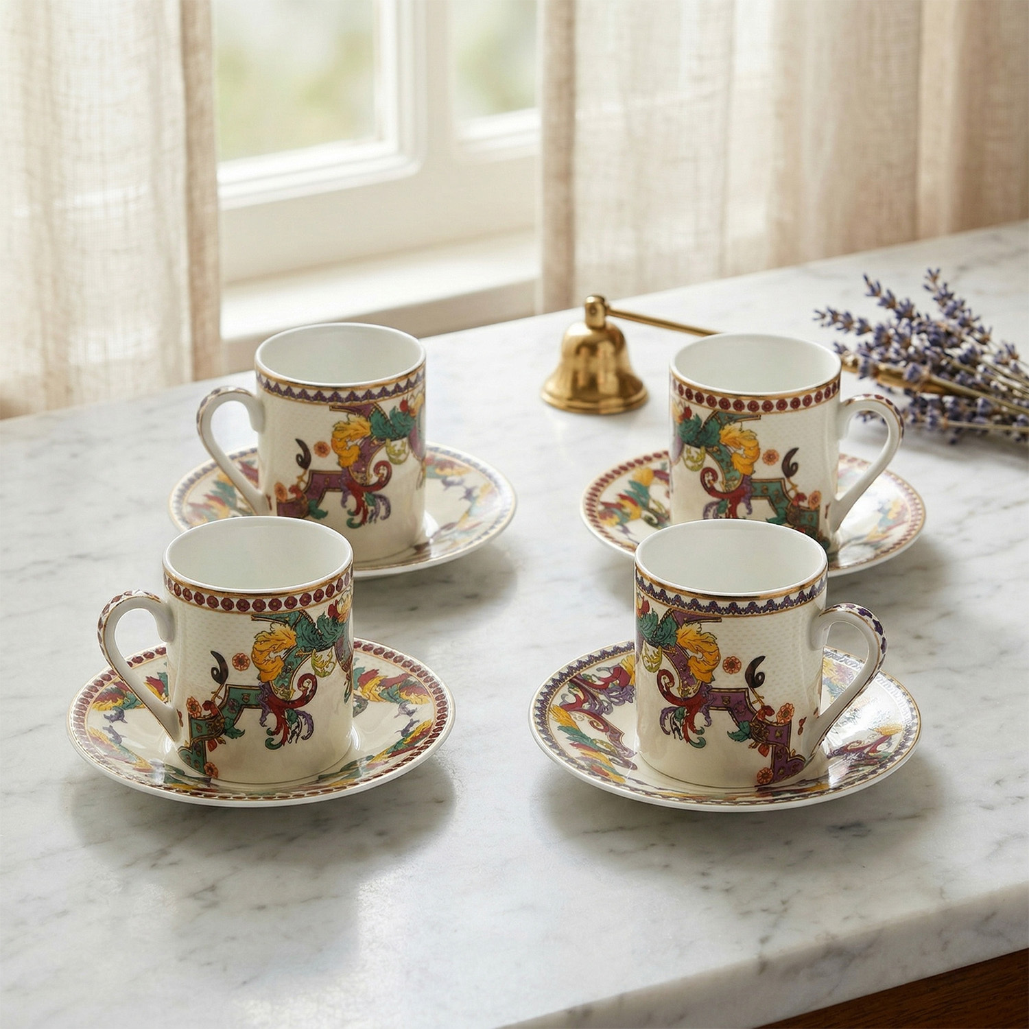 Velora Bone 4’lü Kahve Fincanı Seti 100 ml - 2