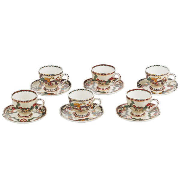 Velora Bone 6Li Kahve Fincan Seti